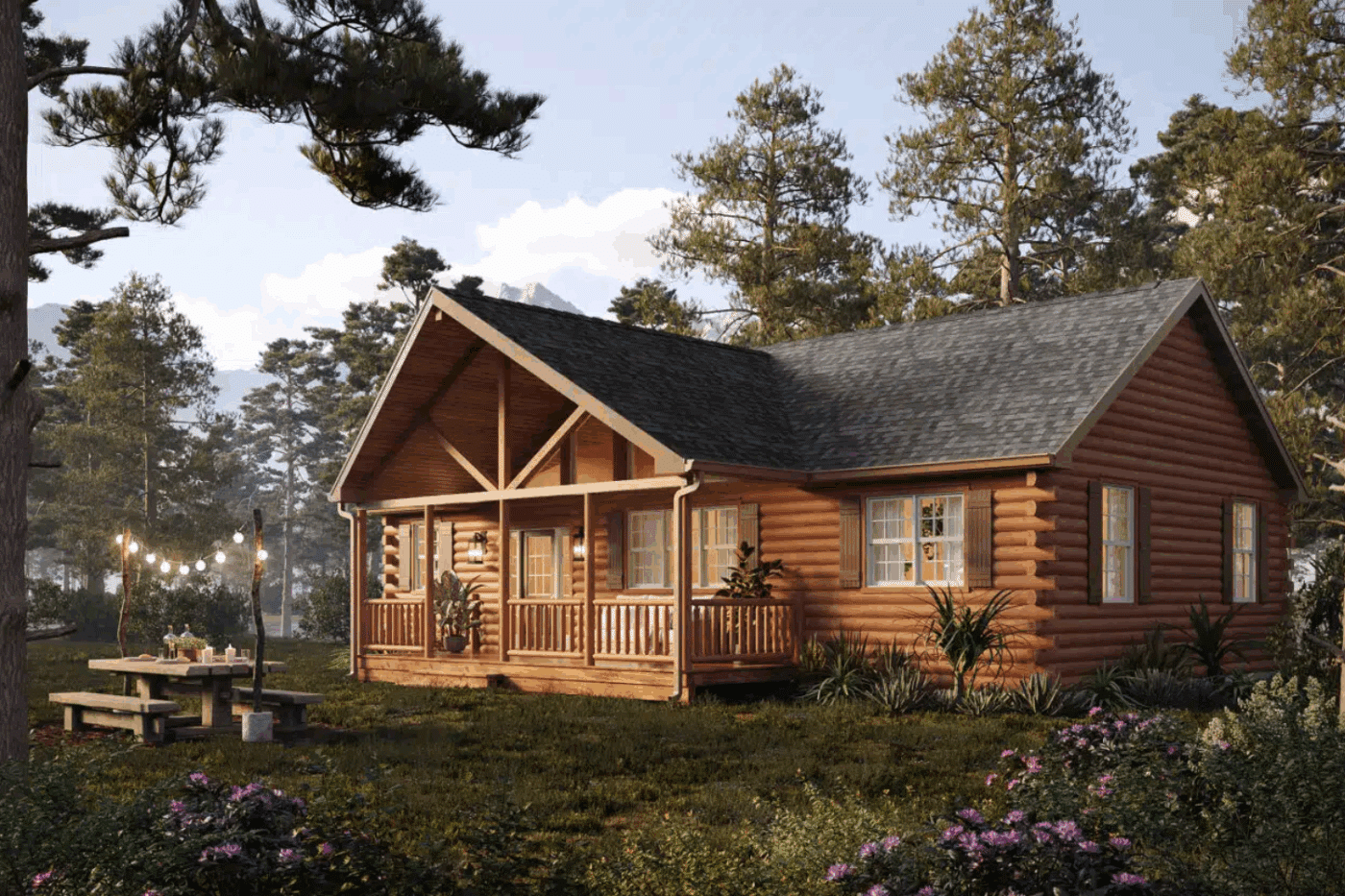 Brevard North Carolina towns for building an Alpine log cabin