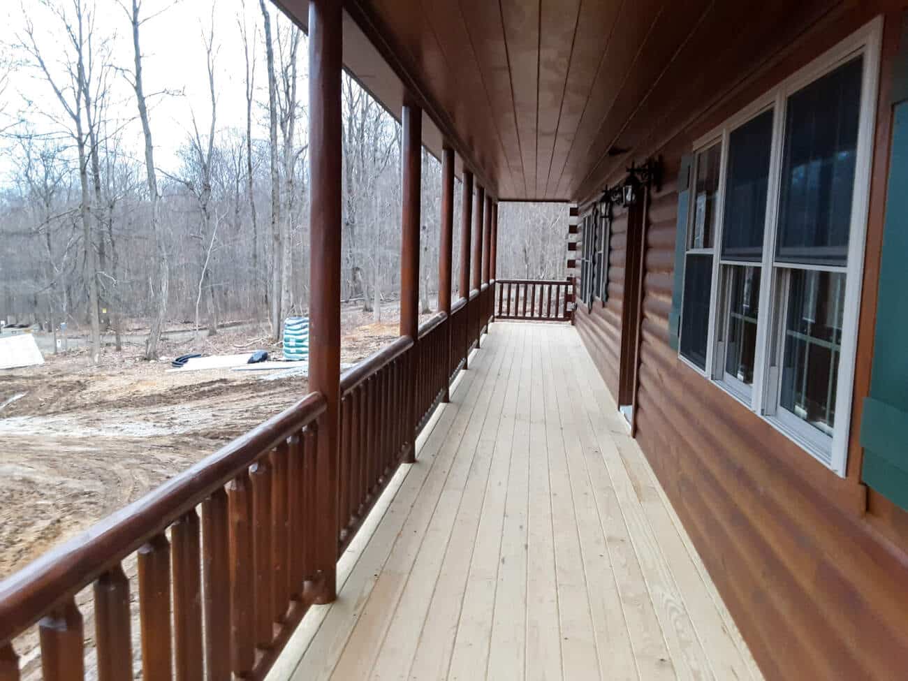 Modular Log Home in Barto PA