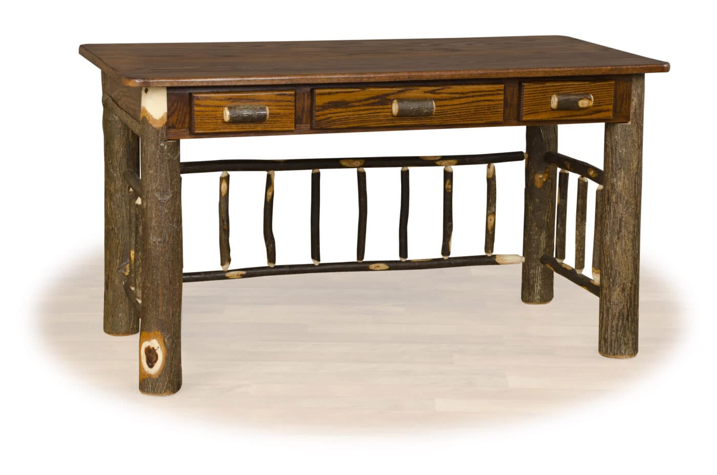 foreman desk log cabin furniture