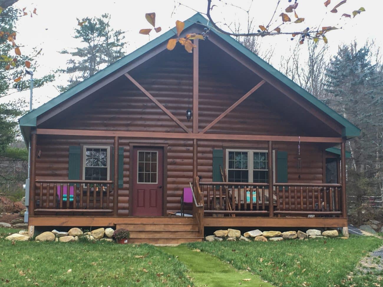 Settler Modular Log Cabin in Massachusetts
