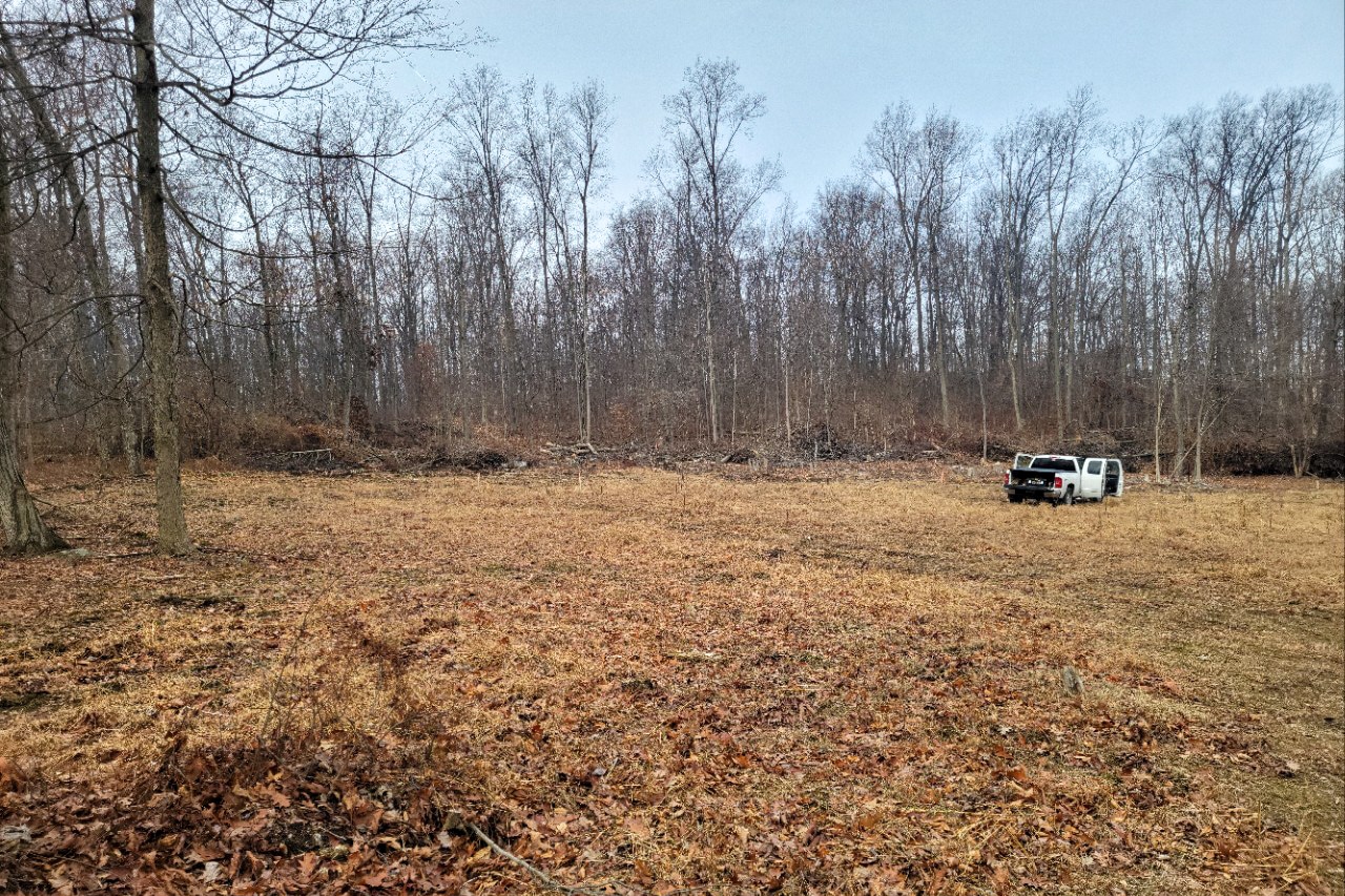 Modular Log Home in Barto PA empty lot