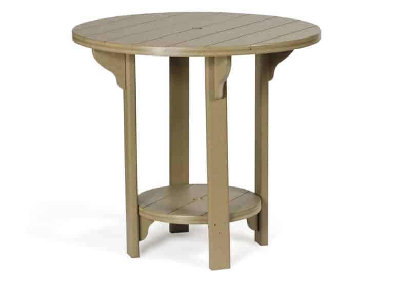 round pub table 42 inch outdoor poly cabin furniture