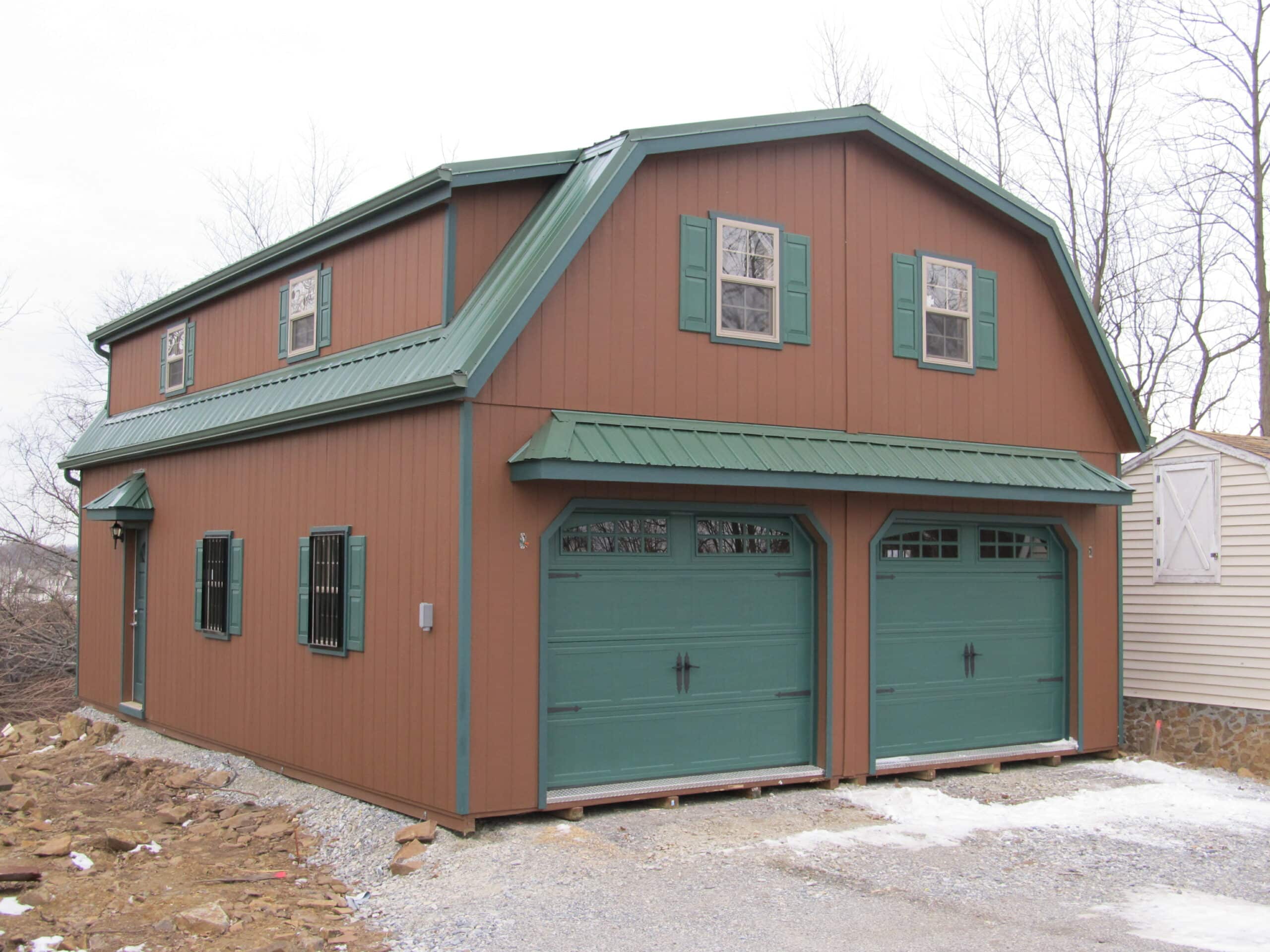 two car prefab garages for sale in pa