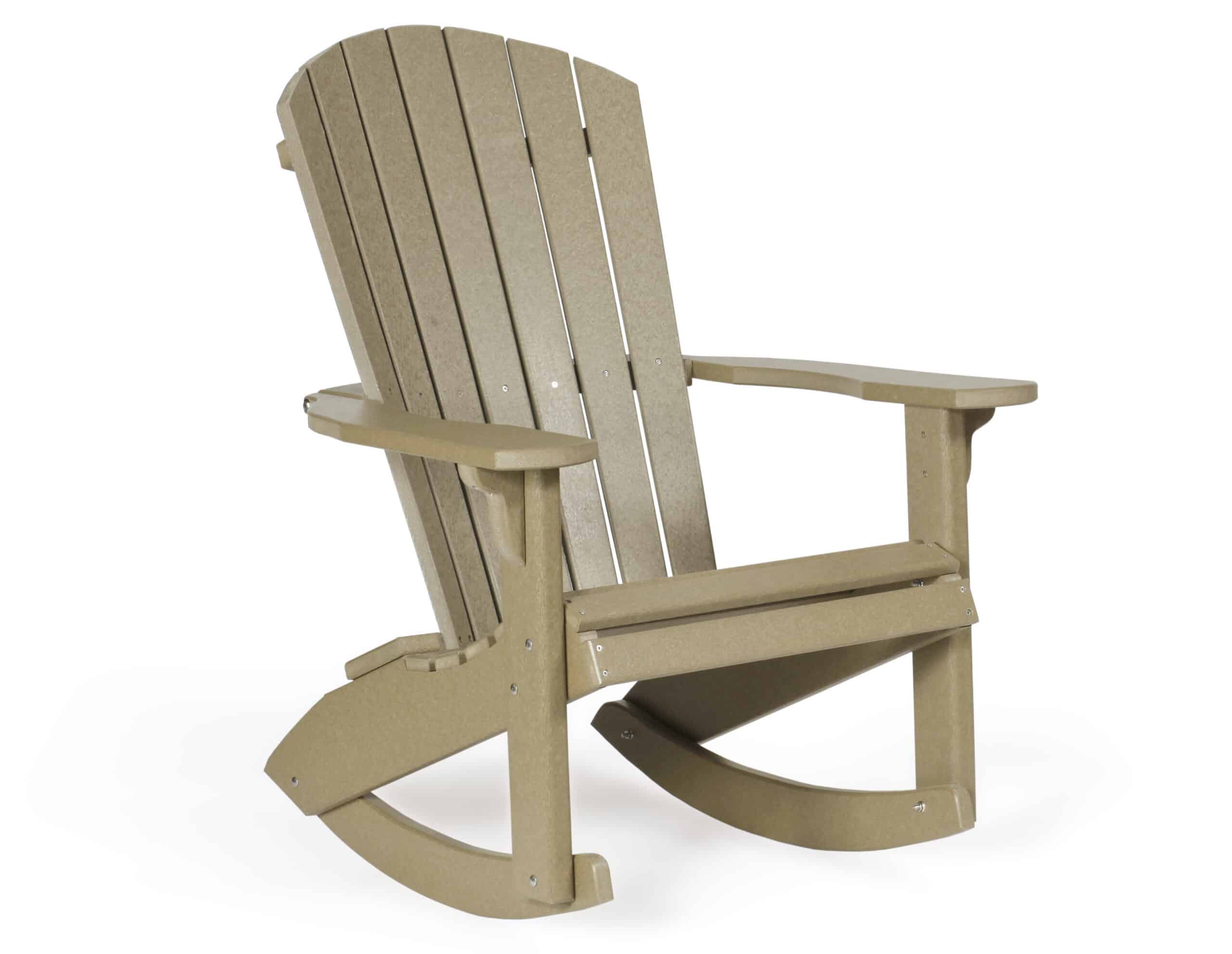 fanback rocker poly furniture for cabins 1
