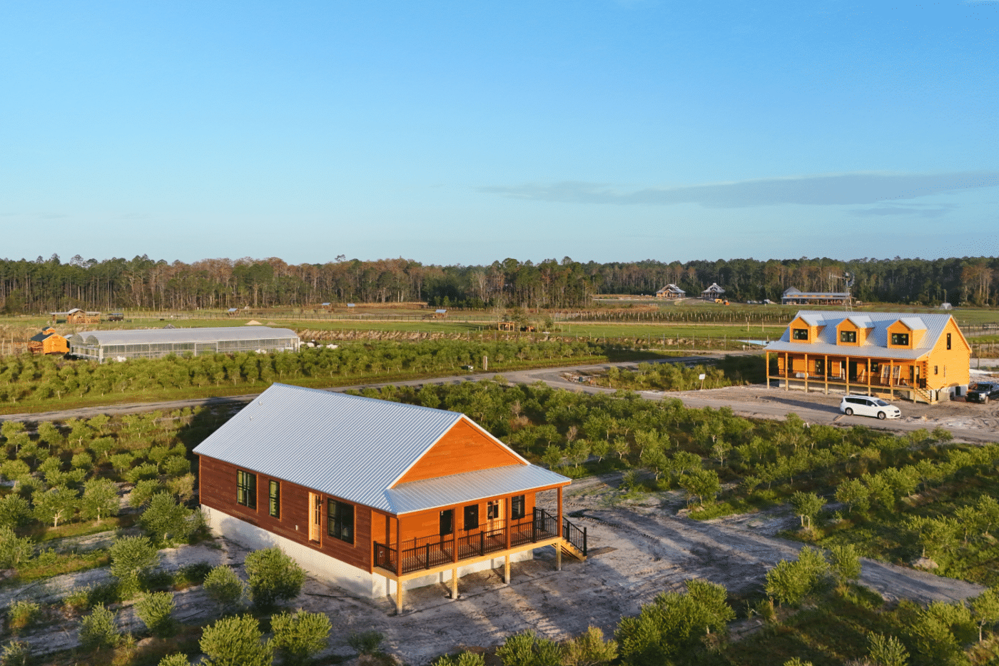Zook cabins home builder for okefenokee farm
