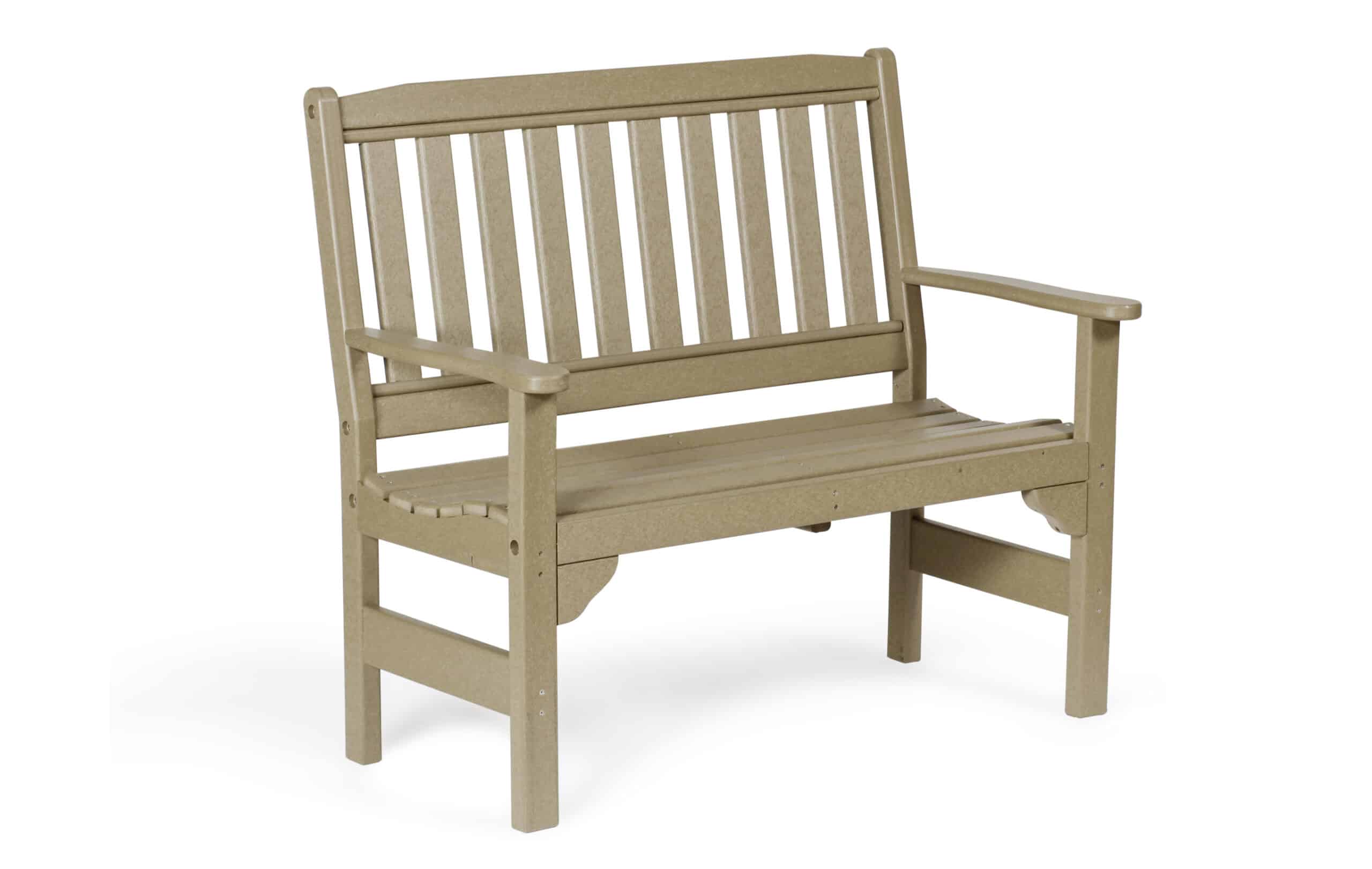 english garden bench poly furniture for cabins