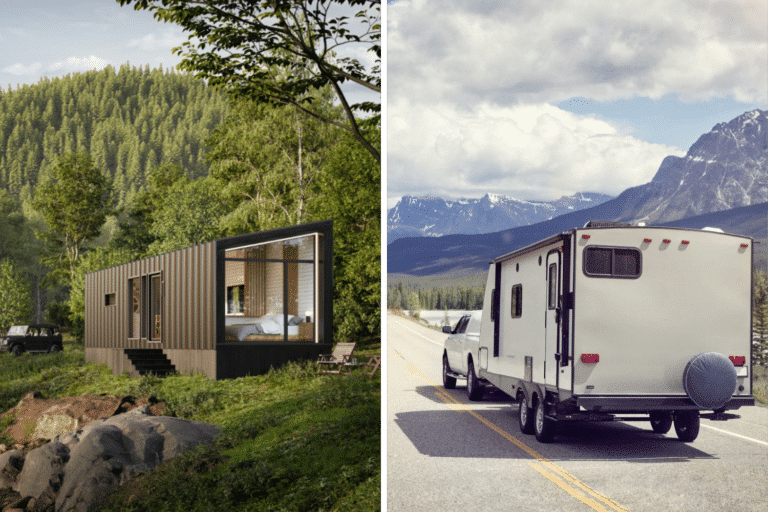 How are Psy Homes Park Models and Destination Trailers Similar
