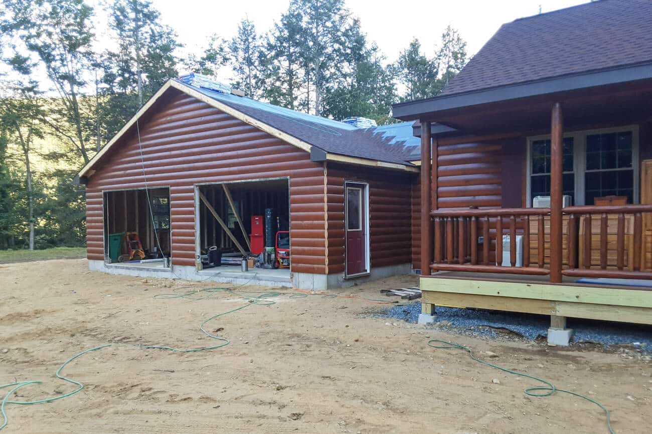 garage and Prefab Cabin in Dummerston VT
