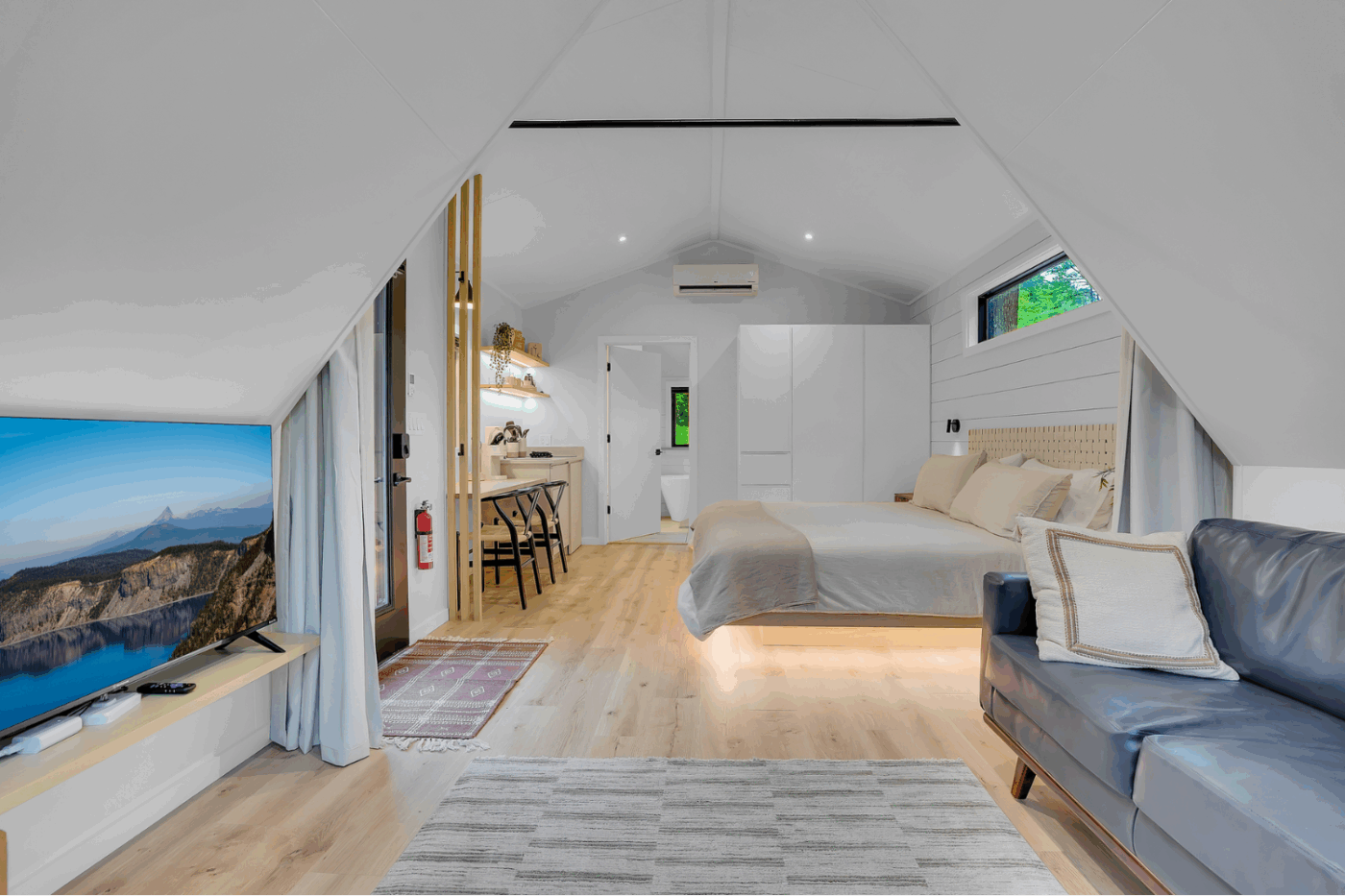 site 19 Aframe studio Greene Hills RV Resort and Campground built and designed by Psy Homes