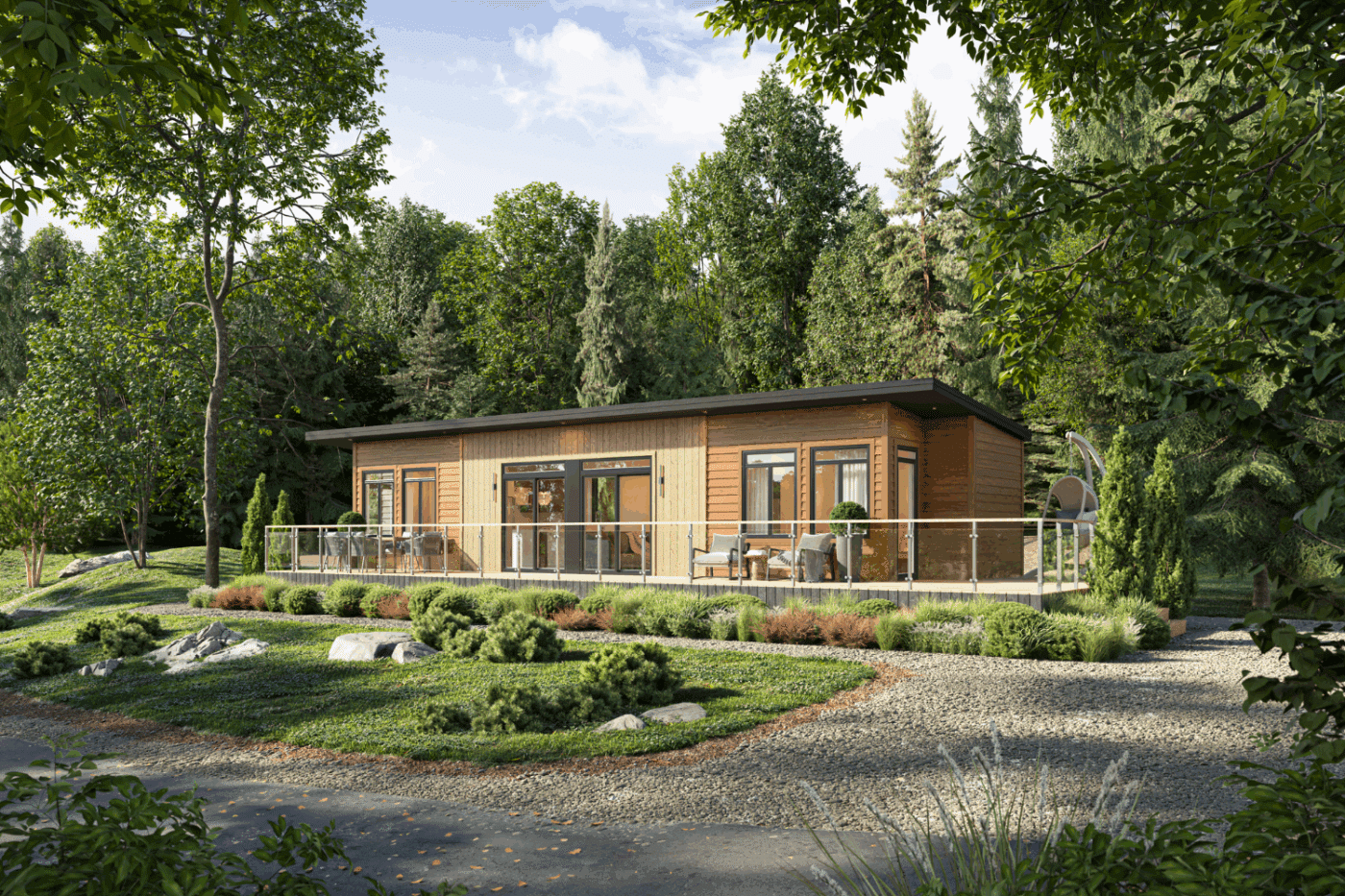 Sonoma HUD Luxury Mobile Home created by Psy Homes in Brown