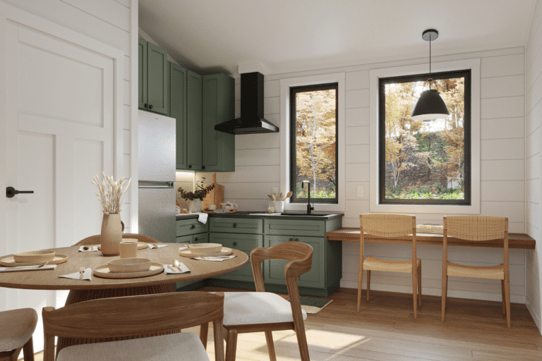 kitchen a frame adu 1 bedroom