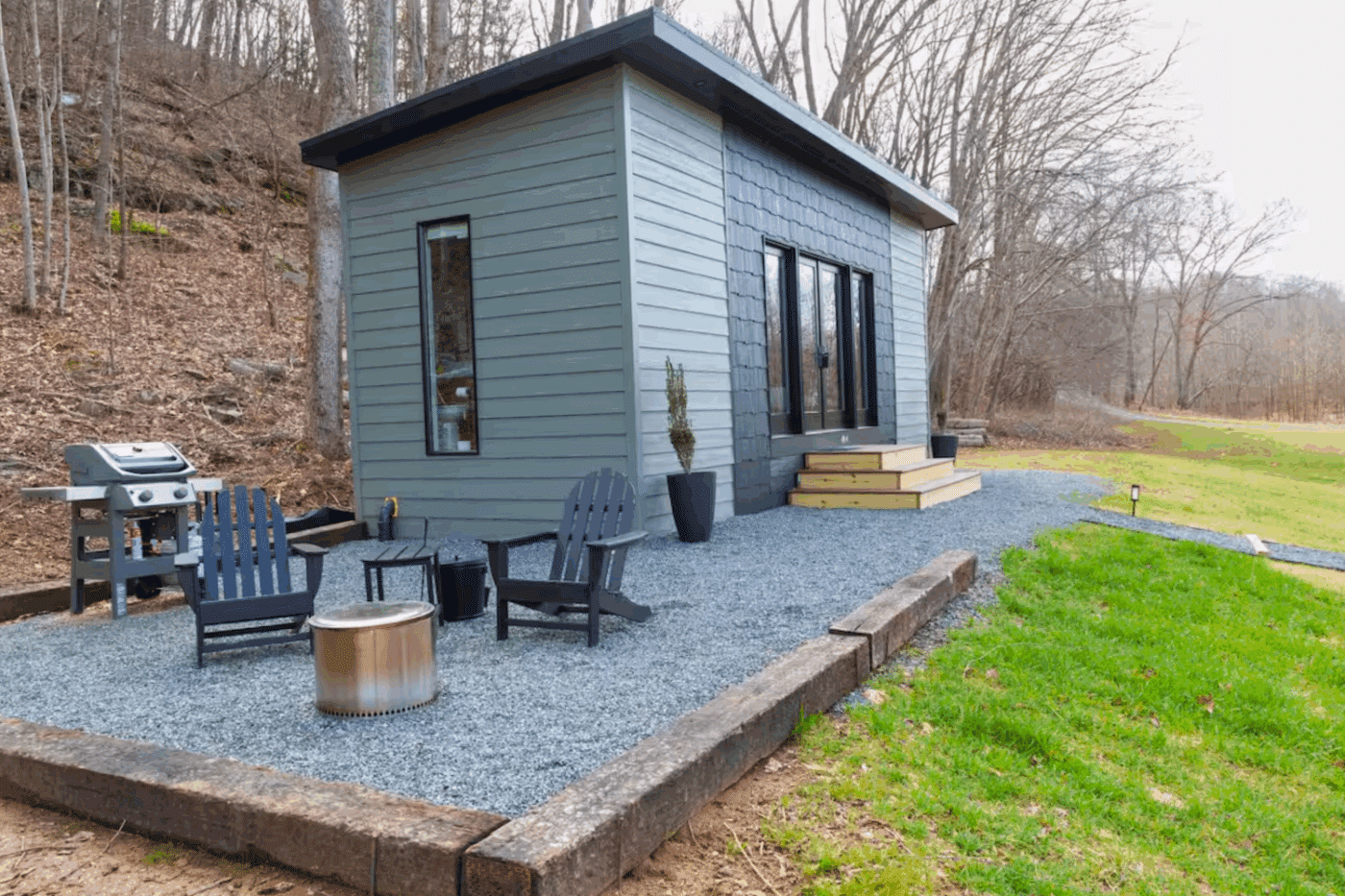 Custom built Alpine park model tiny home 2 in Madison Virginia Built and designed by Psy Homes