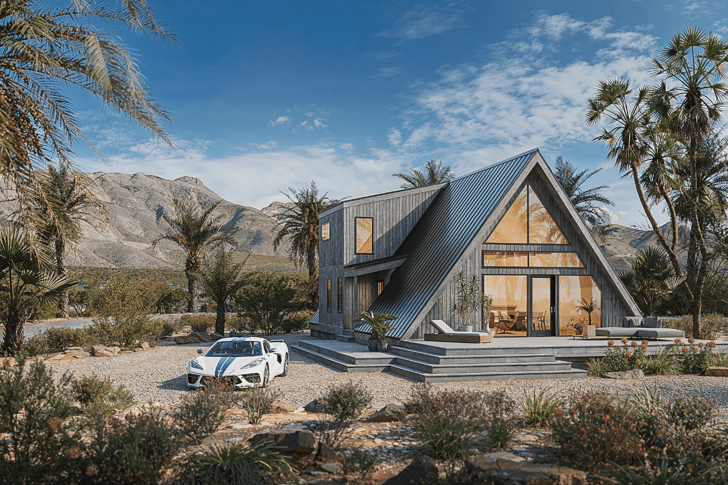 A frame 3 box full sized luxury cabins for sale on the east coast designed by Psy Homes