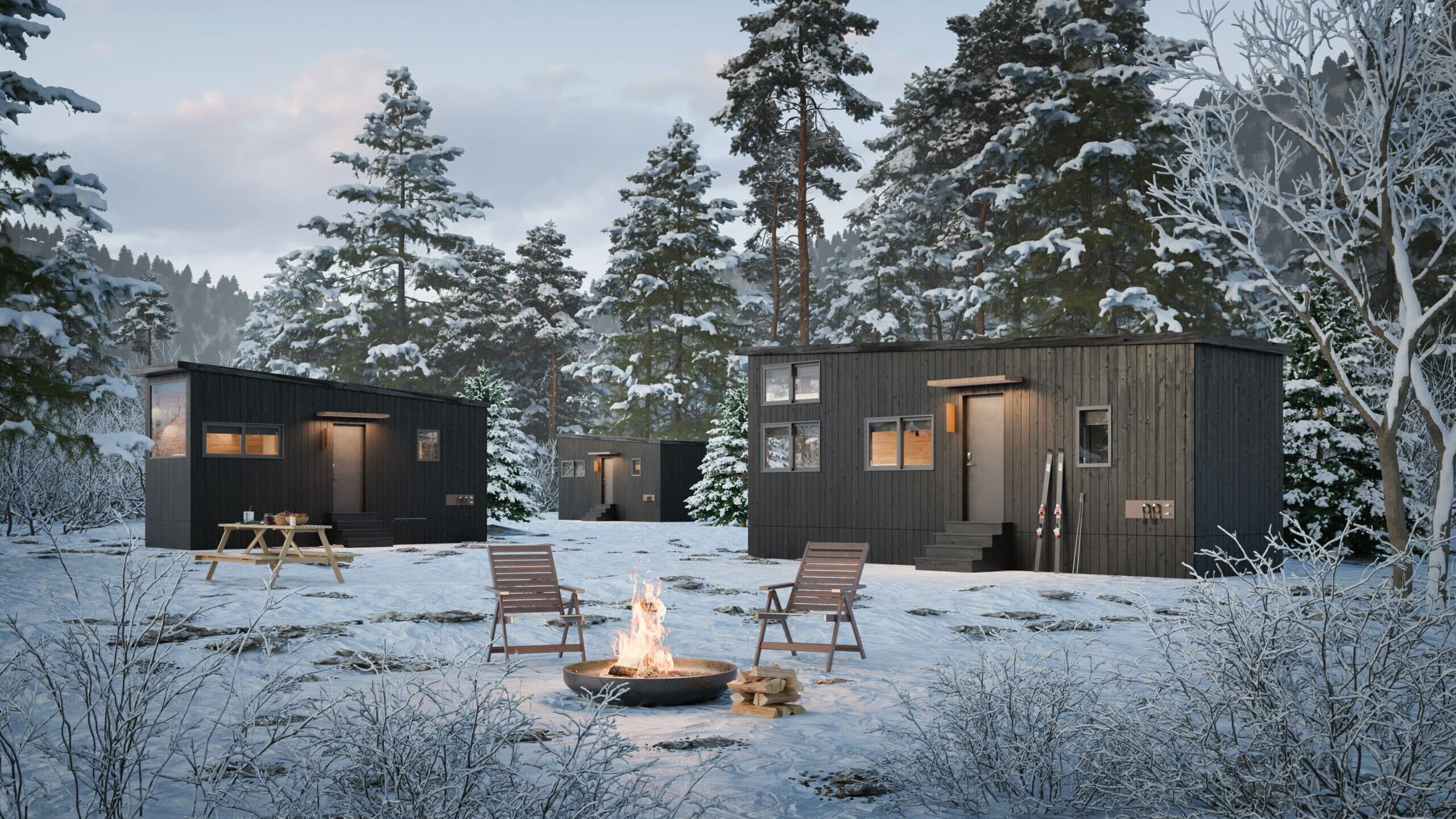 How to winterize a park model home