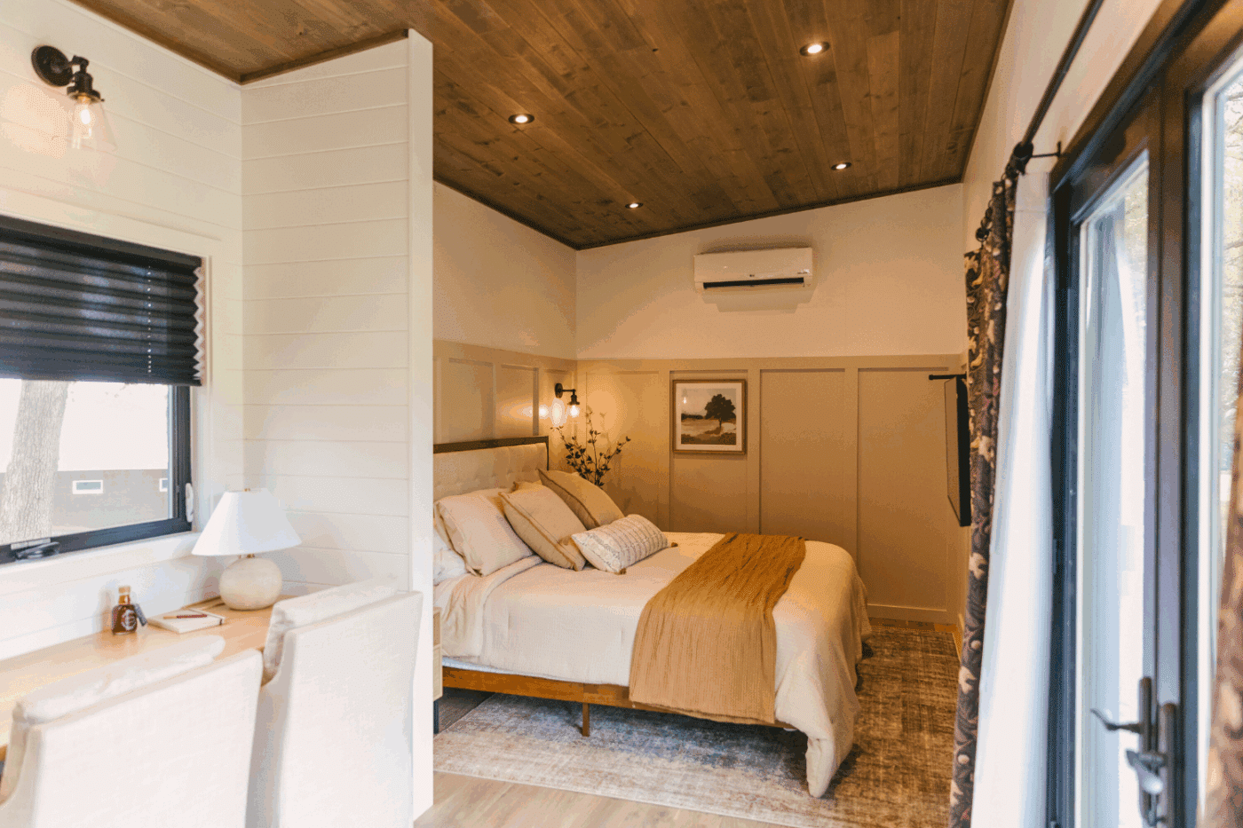 Custom built Alpine park model tiny home in Friedens pa built by Psy Homes