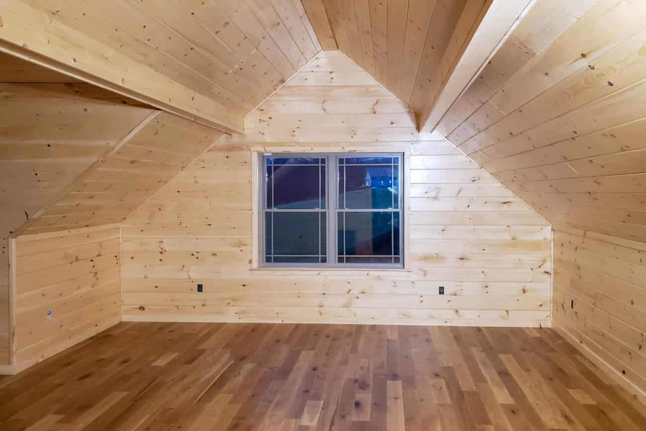 loft in Prefab Cabin in Gilboa NY