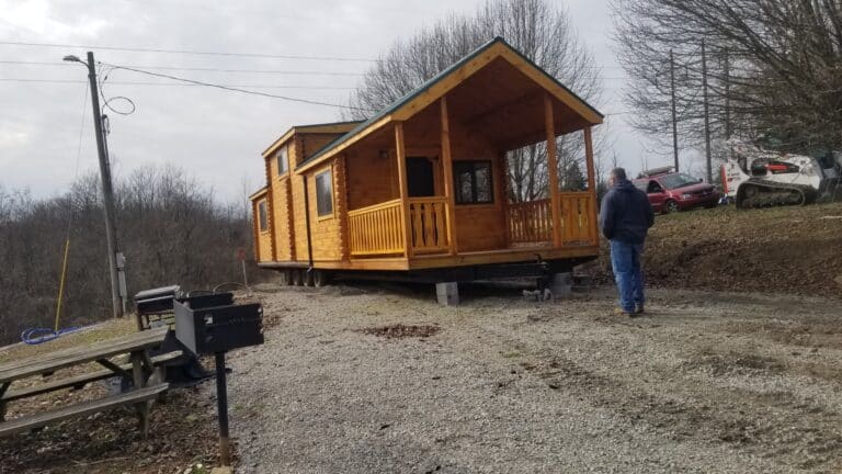 Aspen Log Cabin Park Model in Williamsburg KY 1
