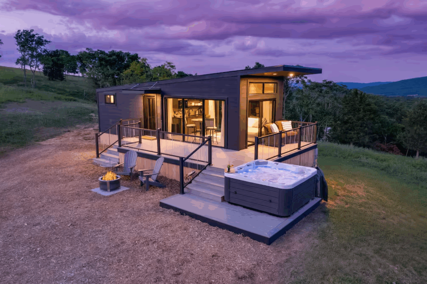 Rockwood Park Model Tiny Home creating a show stopping Airbnb