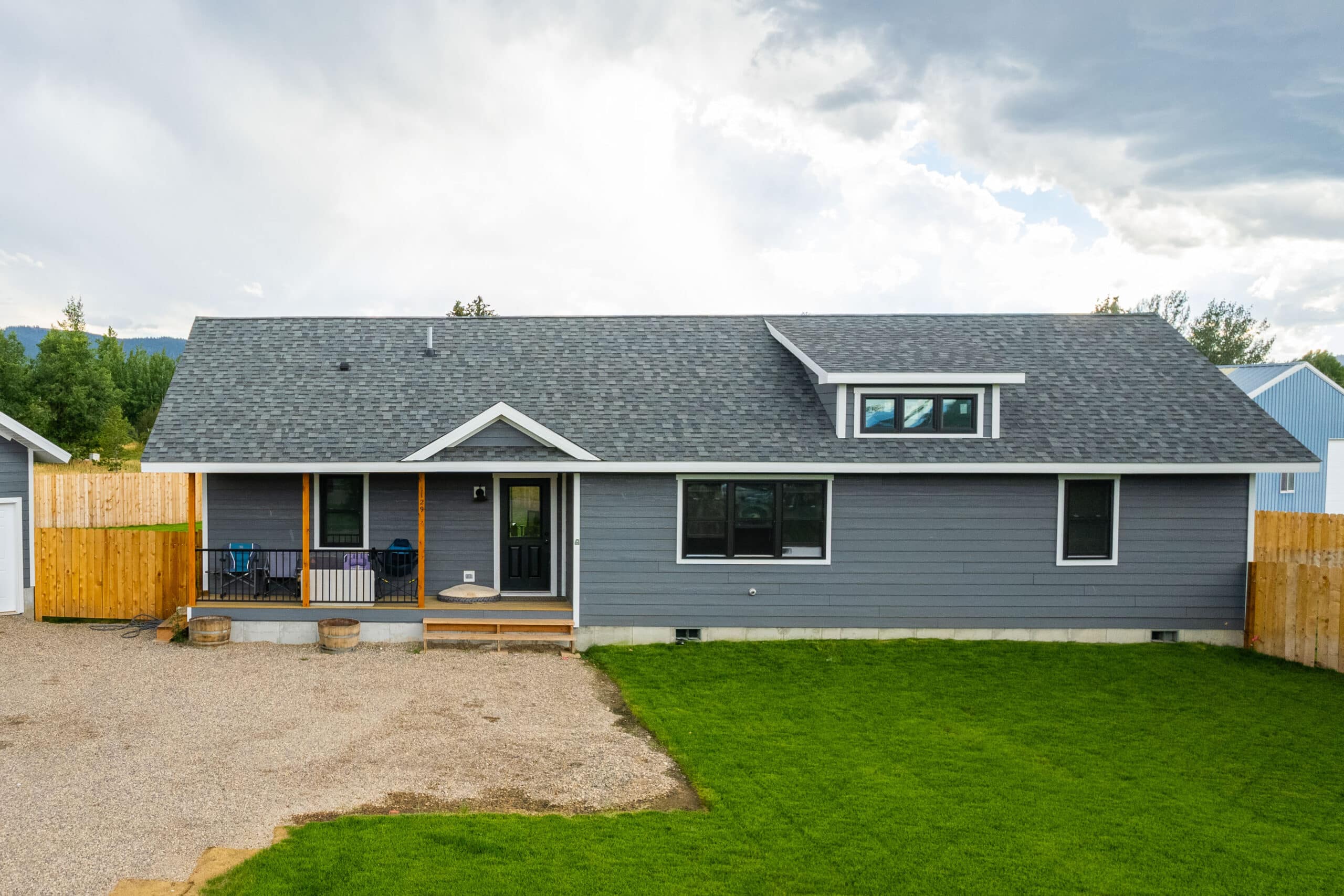 woodland modern cabin in North Carolina