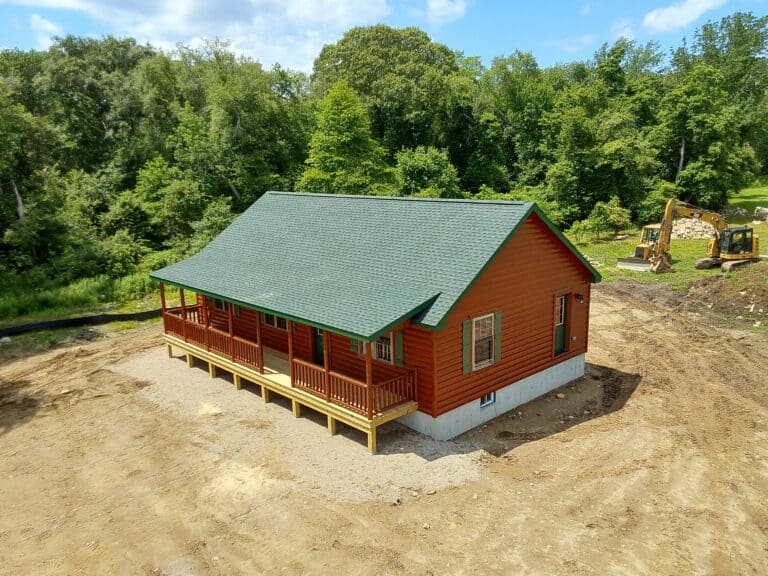 Musketeer Log Cabin in Westport MA 1