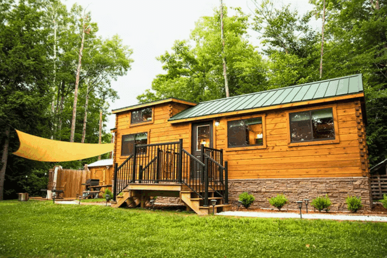 Pinecrest park model tiny home built and designed by Psy Homes in Bath NH