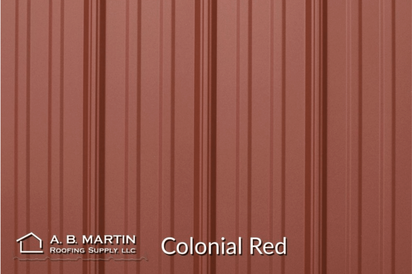 colonial red textured steel