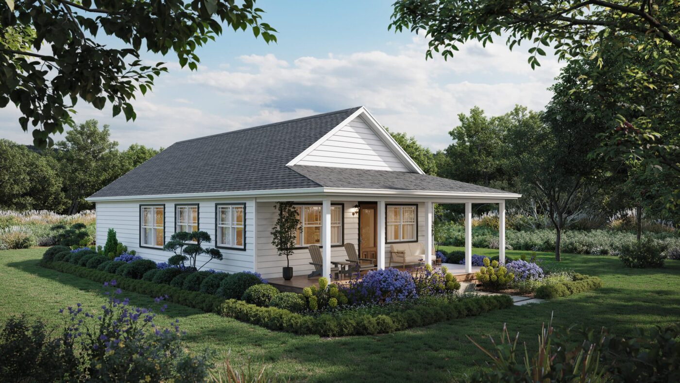 beck modern cabin in West Virginia