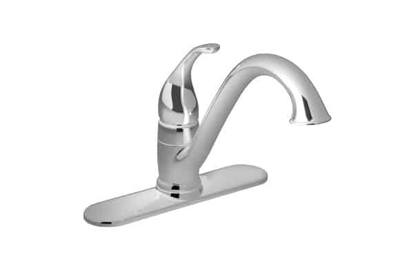 prefab log cabin faucet chrome kitchen
