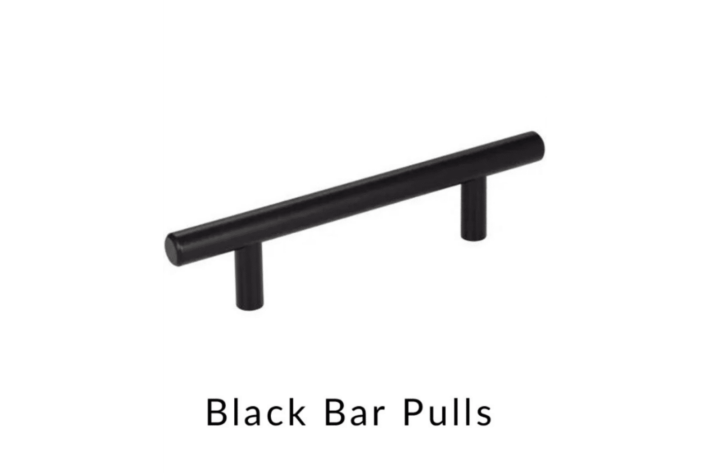 black bar pulls