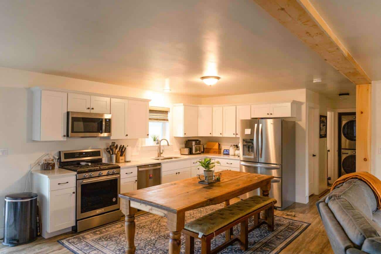 Interior Modern Cabin in Victor ID