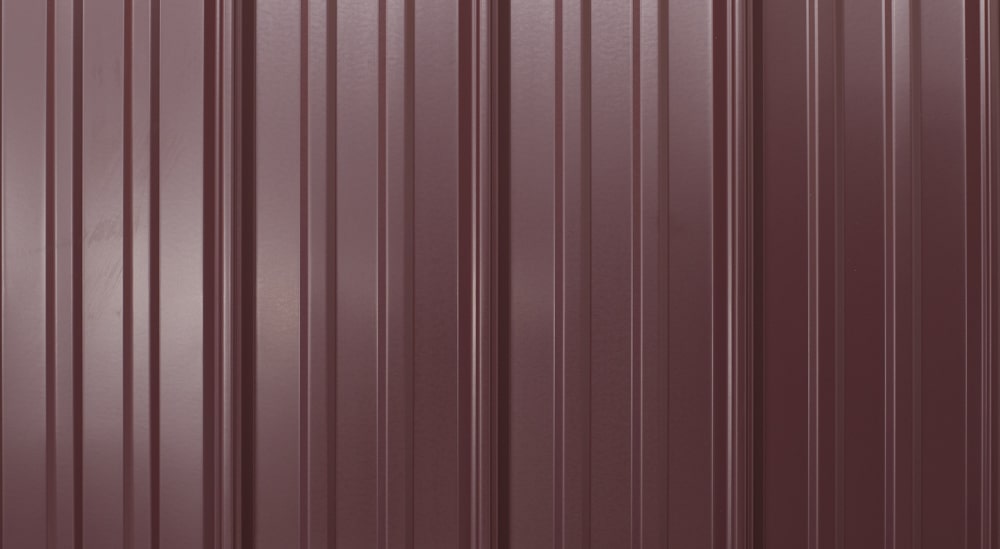 prefab log cabin roofing metal burgundy