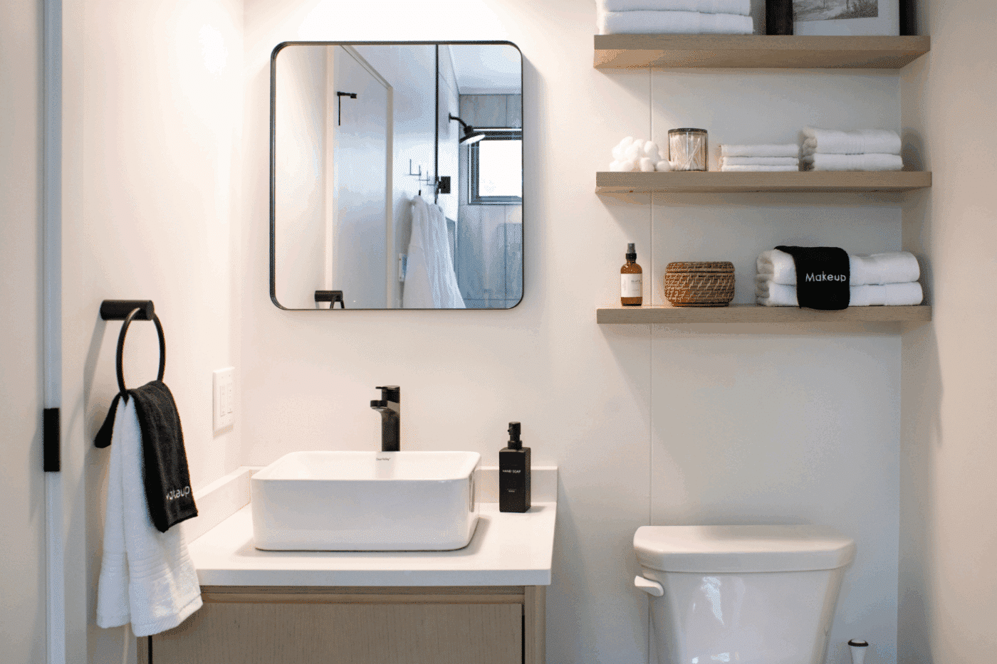 A Frame studio park model tiny home bathroom New Holland Pa site 140