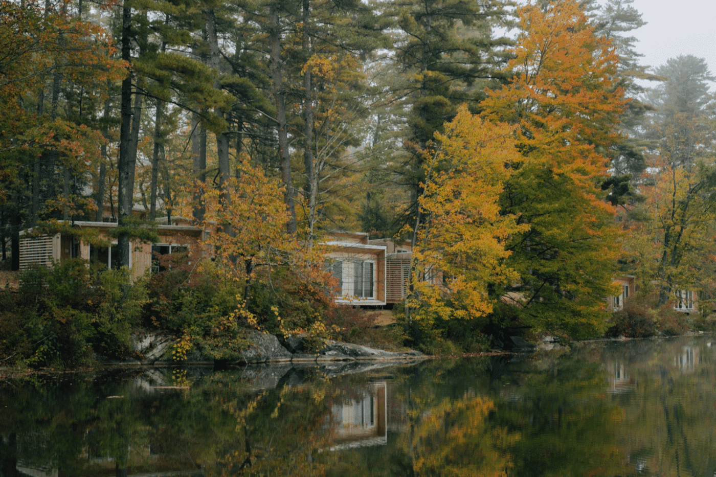 custom built lakeside tiny homes built by zook cabins for Prospect Berkshires