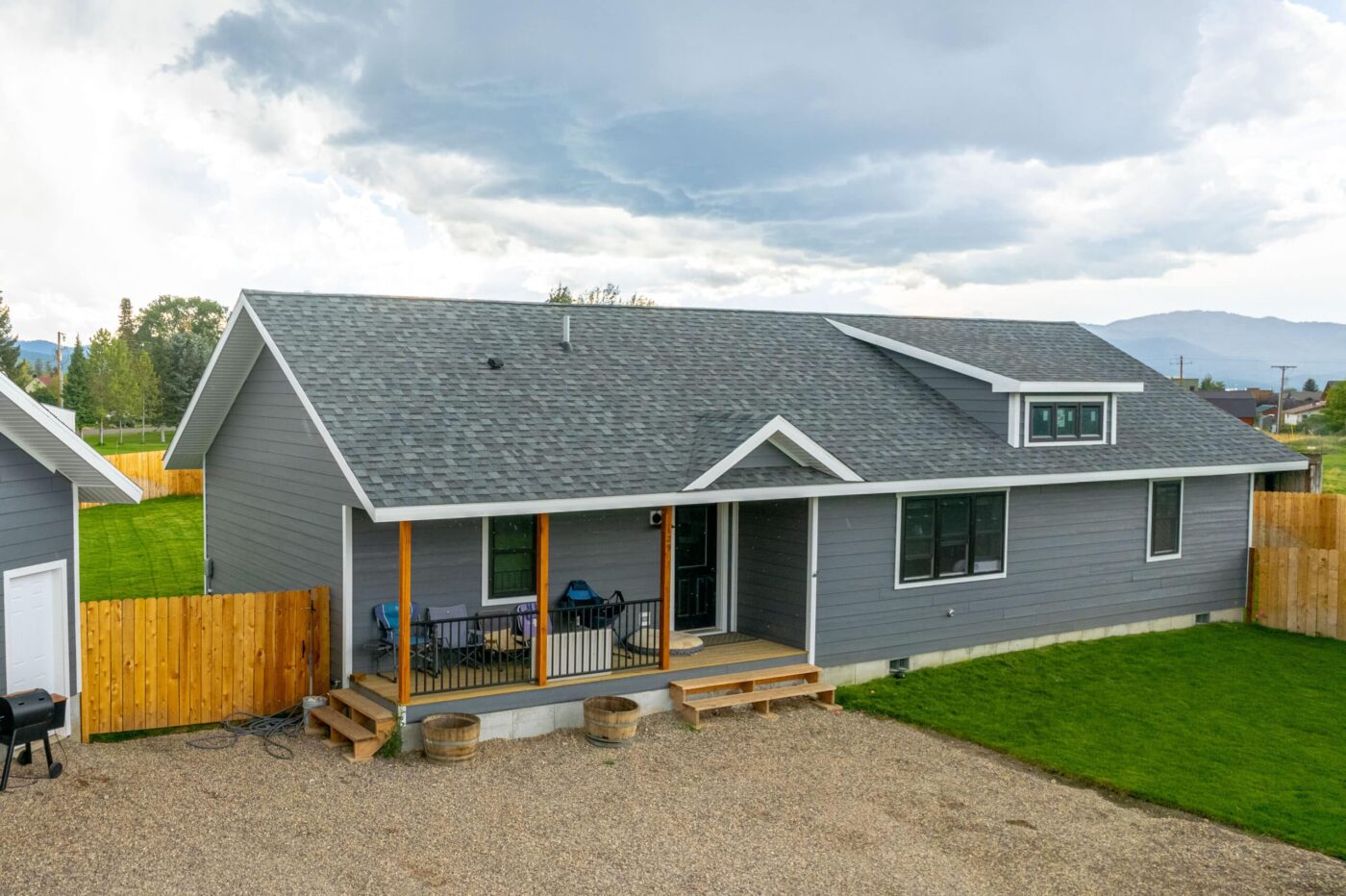 woodland modern cabin in West Virginia