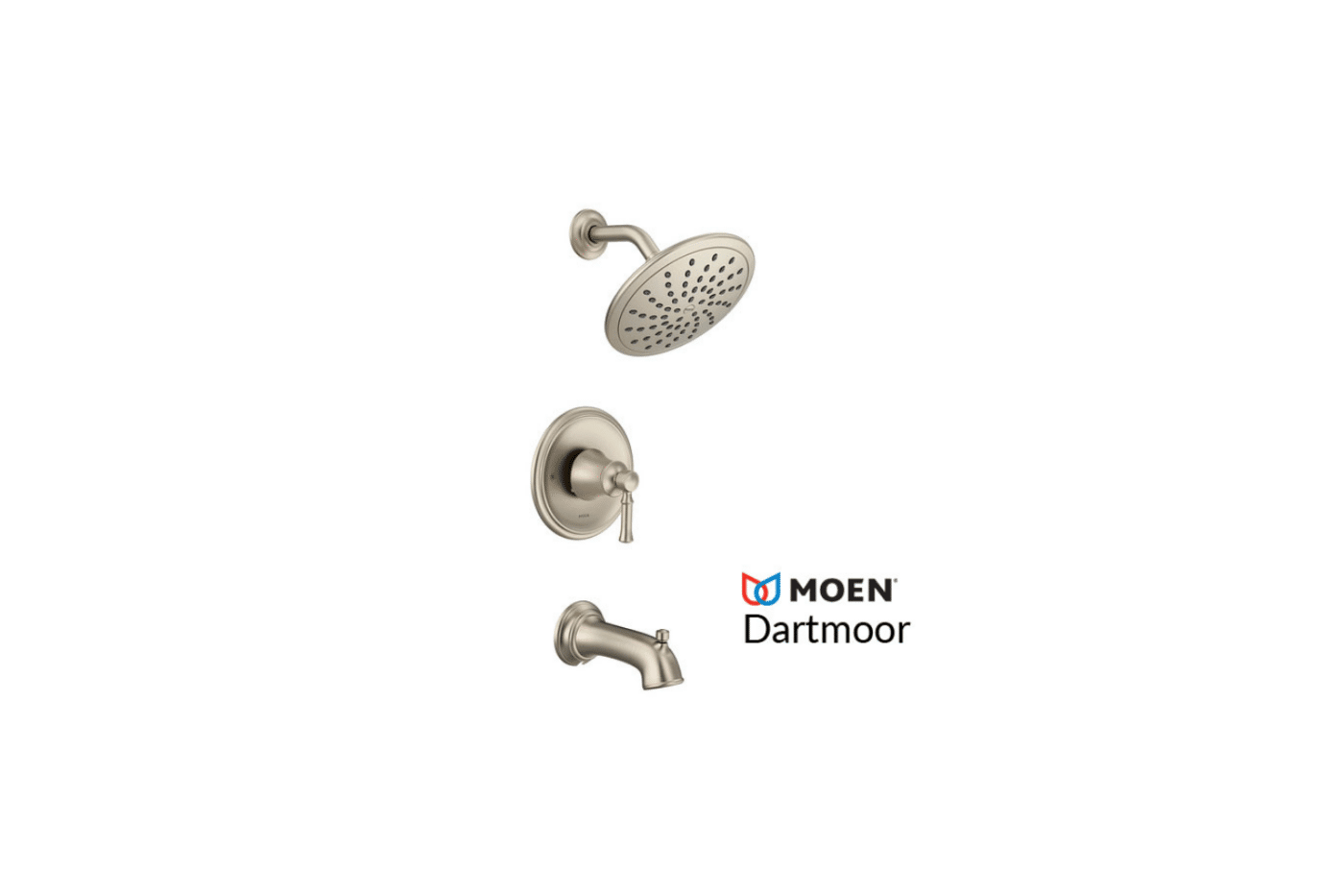 tub shower brushed nickle