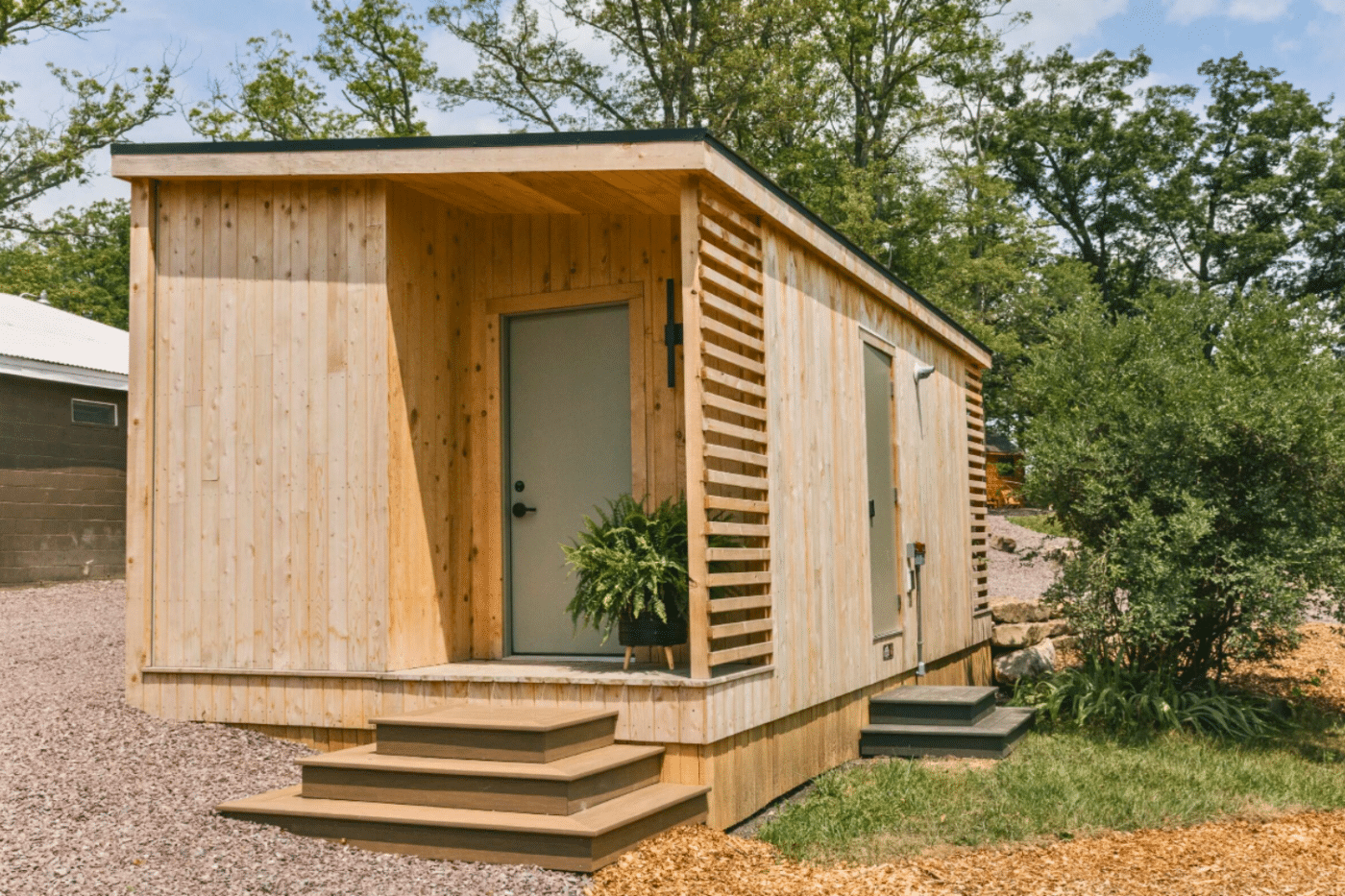 modern campground resort bath house at Somerset Campground resort
