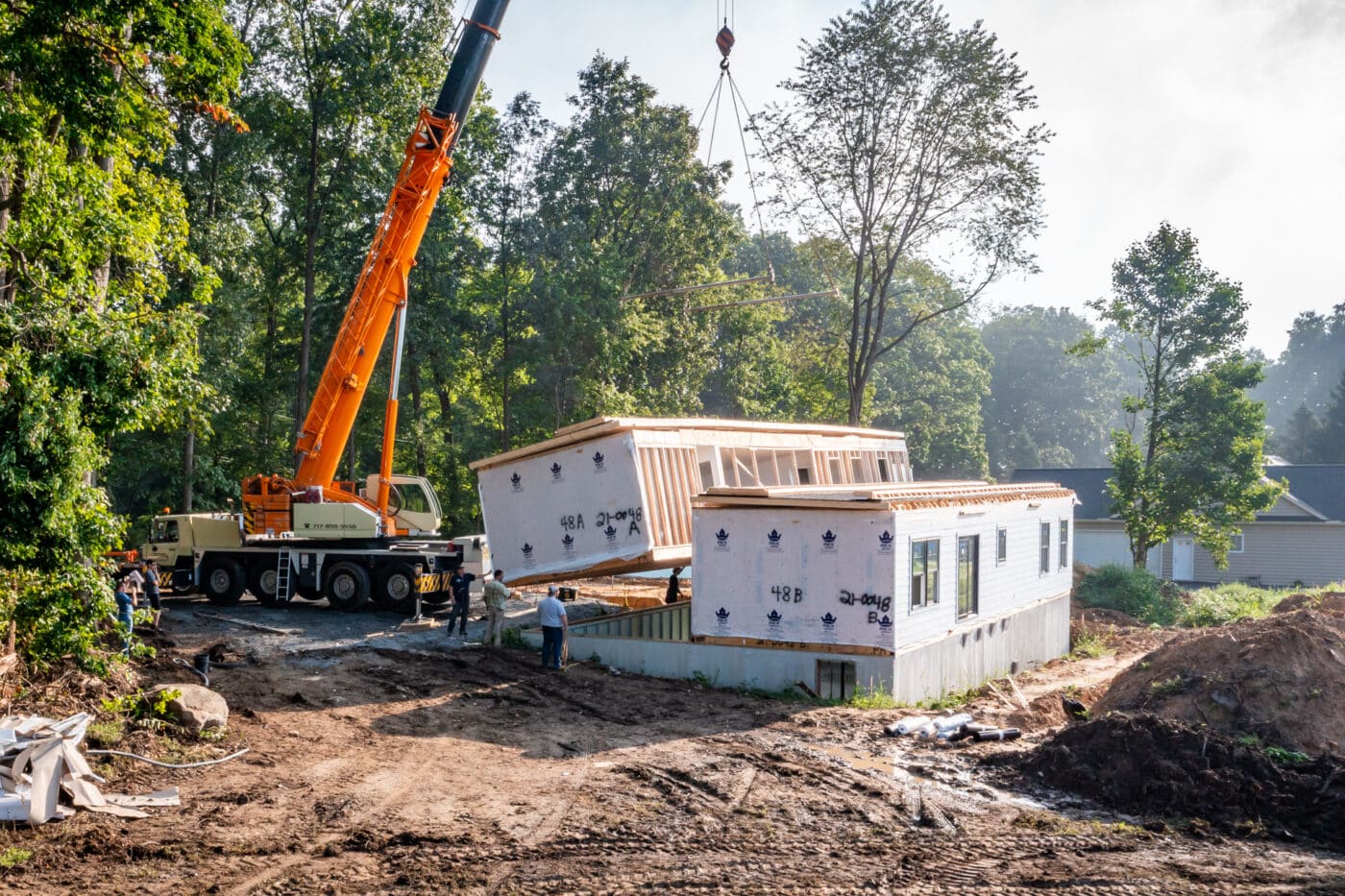 customer story on homestead modern farmhouse modular cabin 6