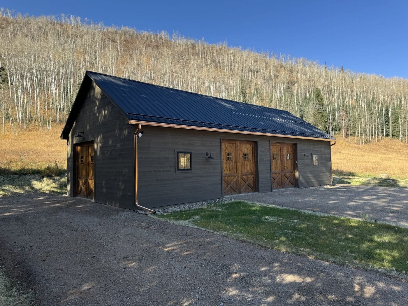 30x52 Timberline in Edwards CO garage