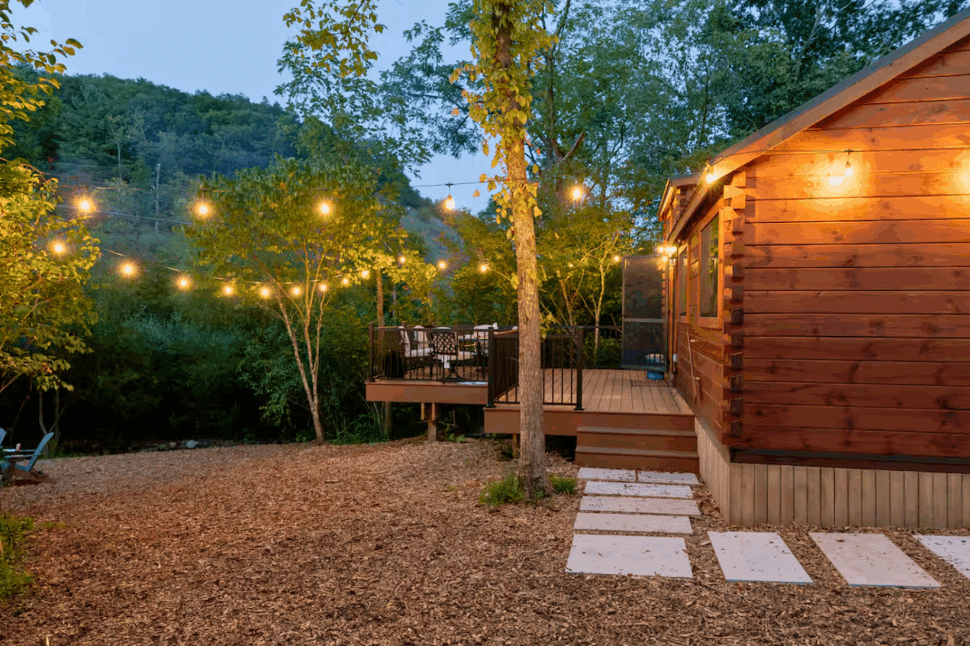 pathway entry to Pinecrest at James Creek Pa