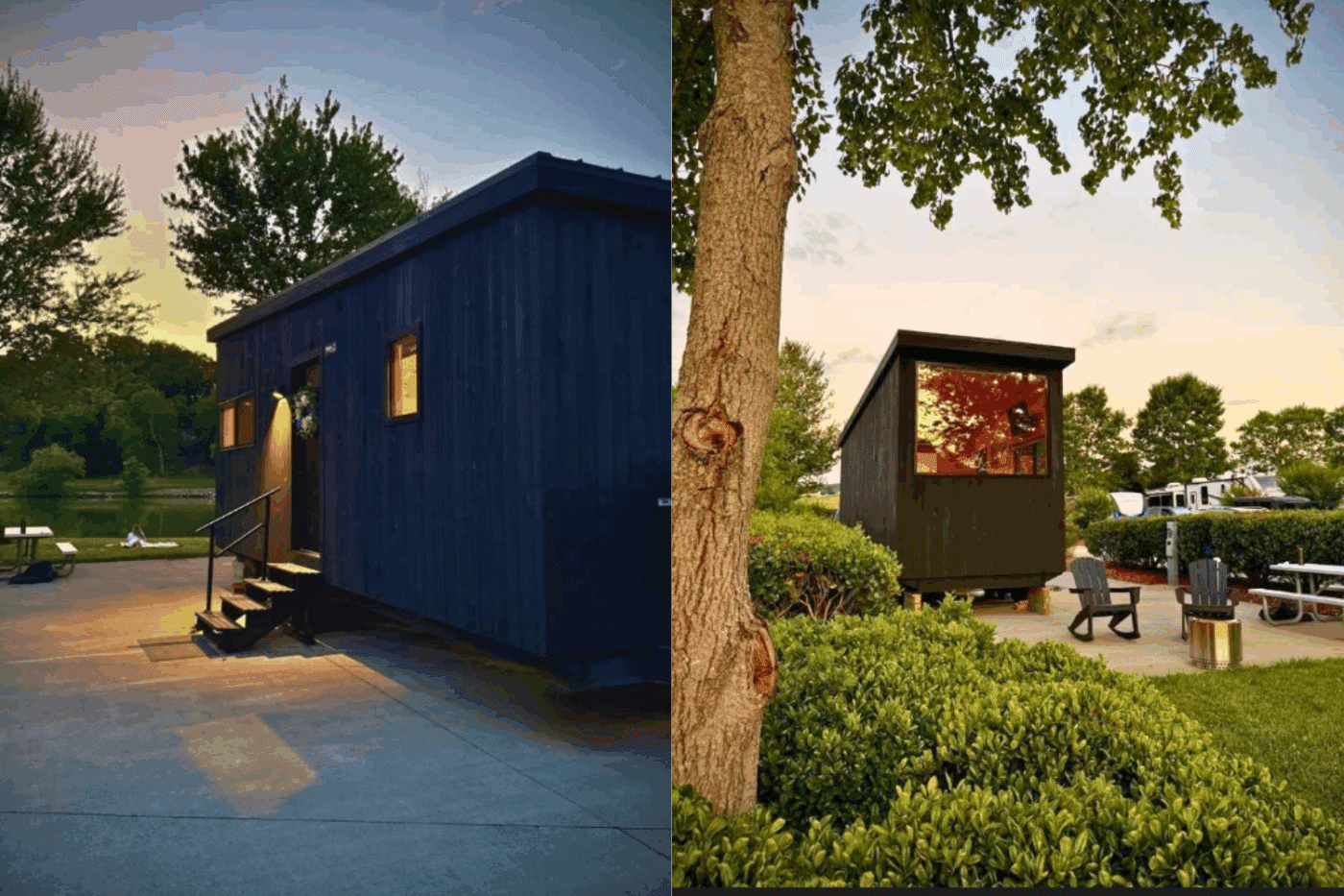 Nook Studio base built and designed by Zook cabins locatied at Two River Landing in Sevierville Tennessee