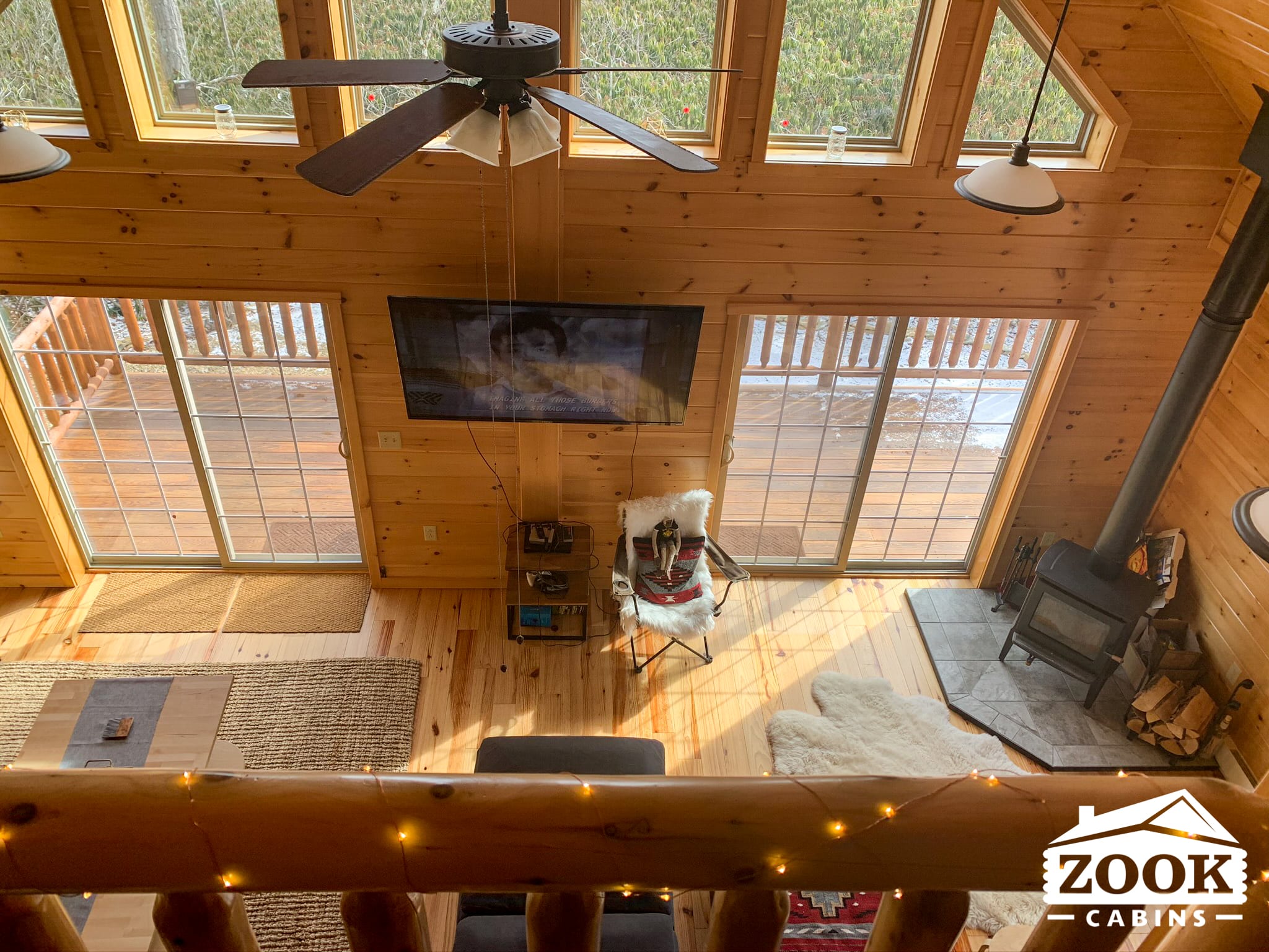 Log Cabin Chalet with a View