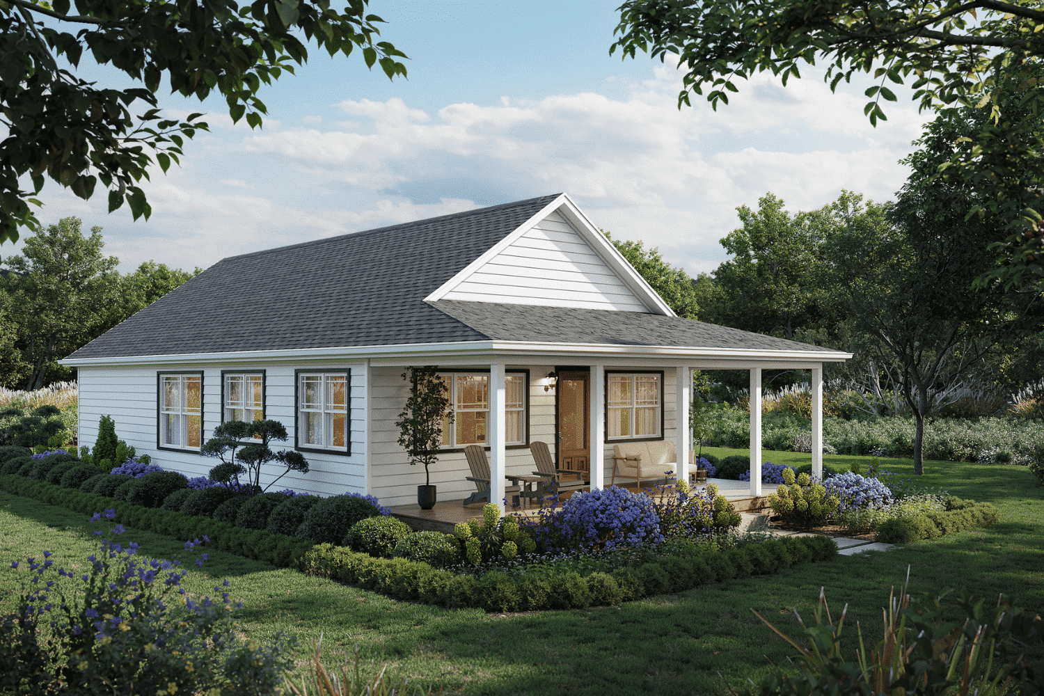 The Beck modular cabin built by Psy Homes