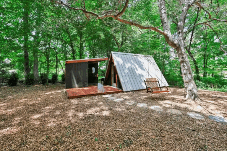 Vista Glamping pod in atglen pa built and designed by Psy Homes