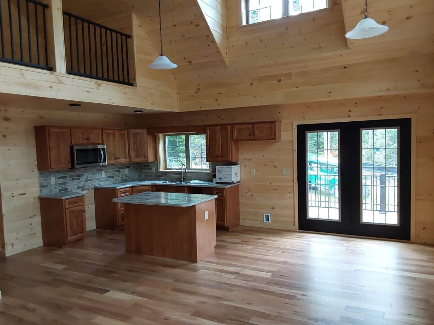 26′ x 42′ Chalet in Parkman ME kitchen