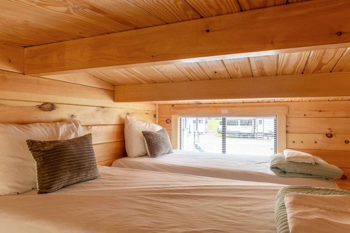 Pinecrest Log Park Model Loft