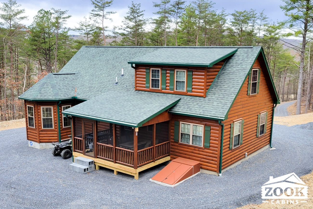 26x48 Mountaineer Deluxe Cabin in Clearville PA exterior
