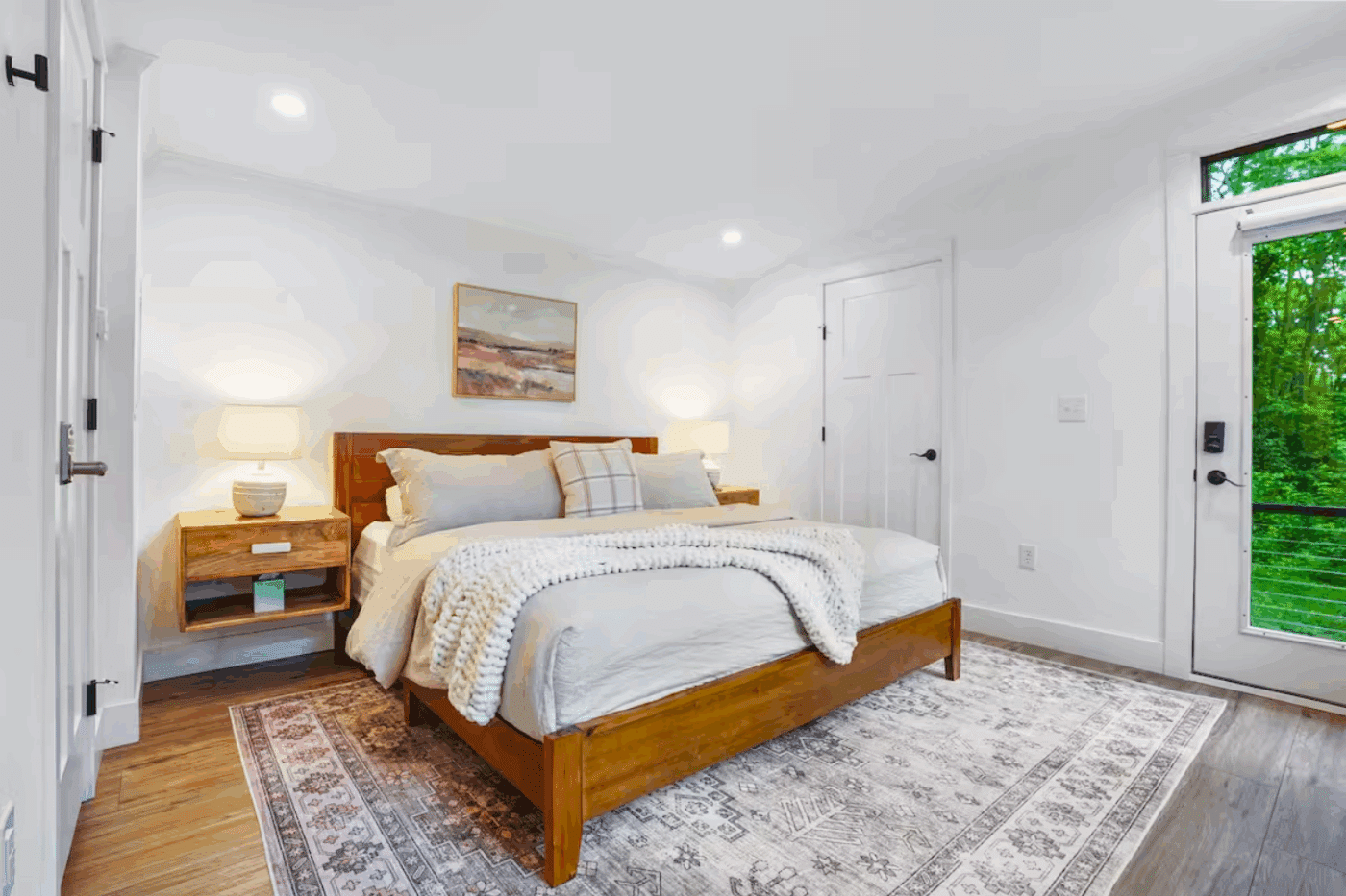 Sonoma luxry mobile home bedroom built and designed by Psy Homes in Gap PA