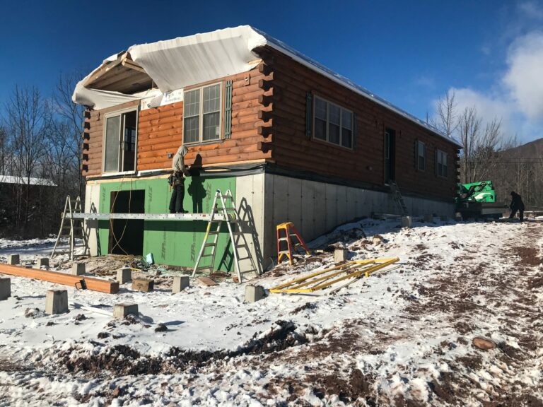 assembling cabin in jewett new york