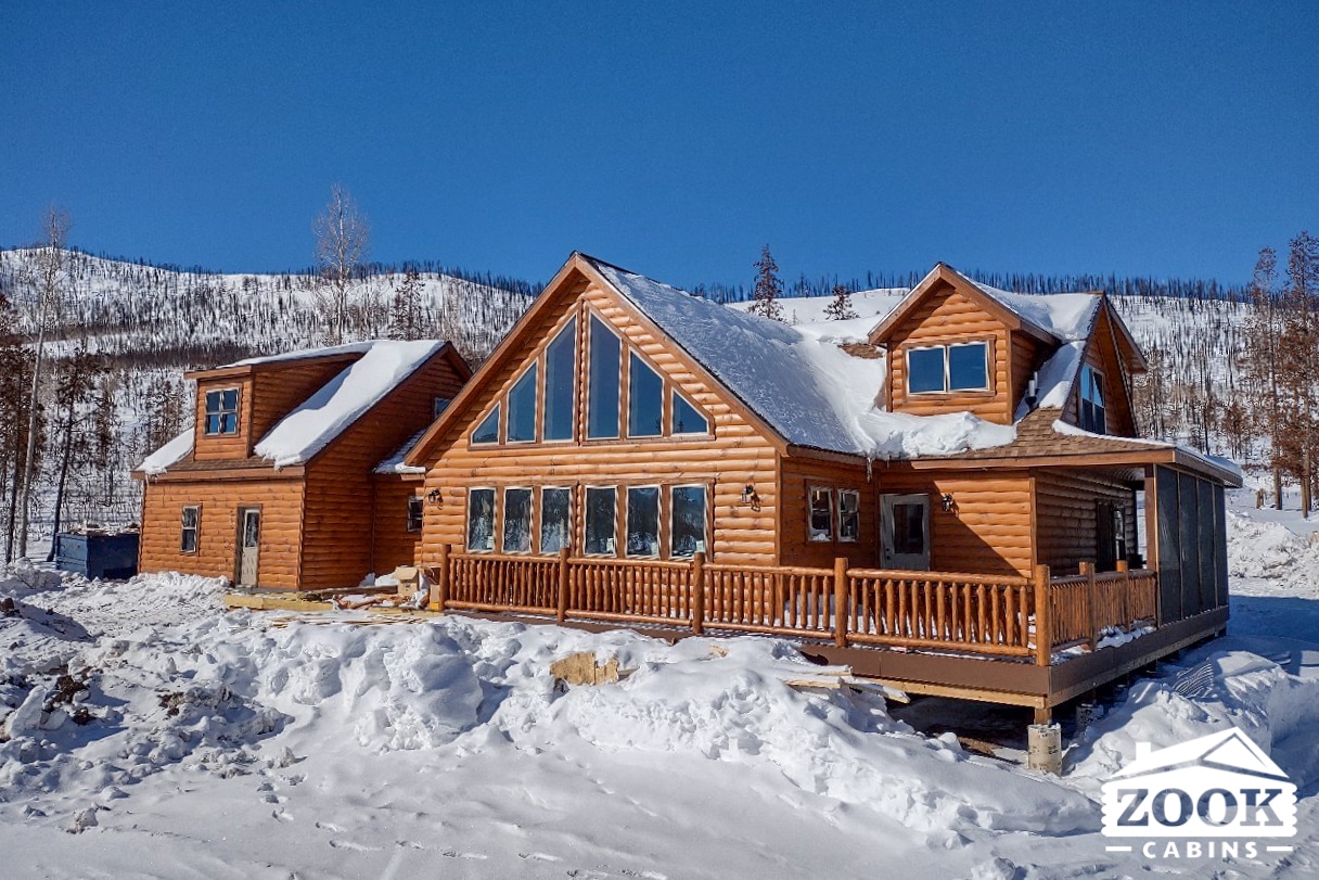 Elegant 26′ X 44′ Canyon Lodge Cabin In Granby Colorado