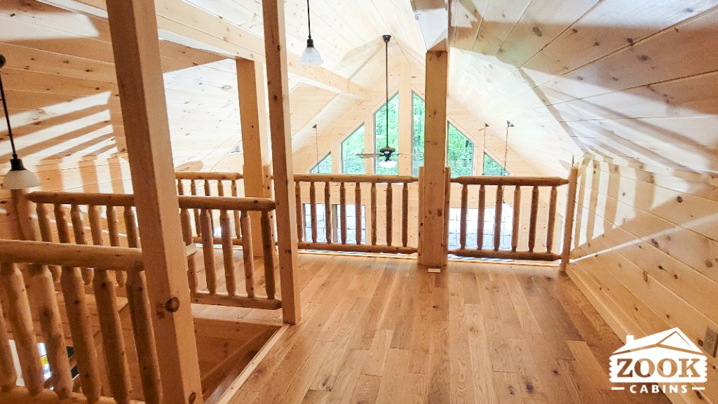 Upstairs Log Home in Ravenna MI